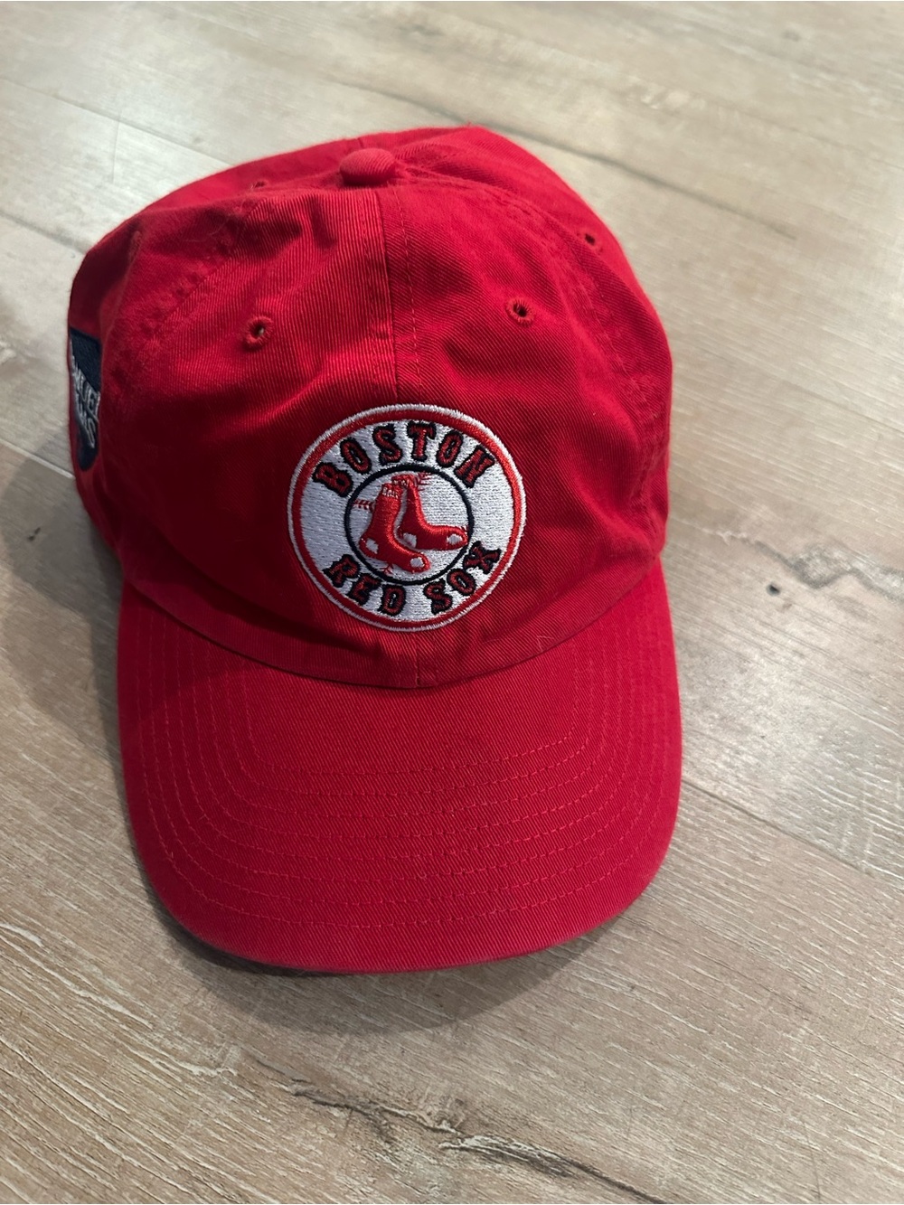 Boston Red Sox Red Baseball Hat Dad Cap Samuel Adams Beer RARE 47 NEW Worn Once